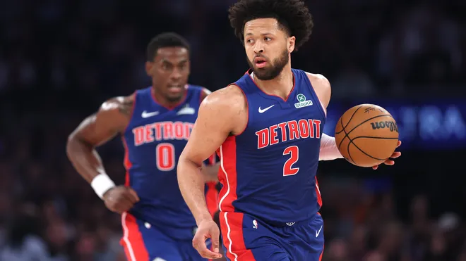 Cade Cunningham posted 24 points, eight rebounds, and eight assists as the Detroit Pistons held off the New York Knicks 106-103