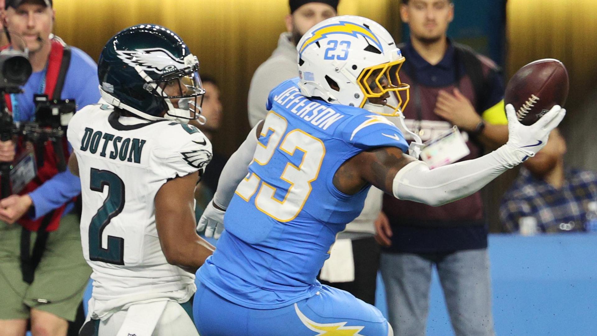 Chargers vs. Eagles Dec. 8 