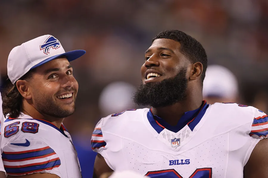 Bills LB Matt Milano and DT Ed Oliver