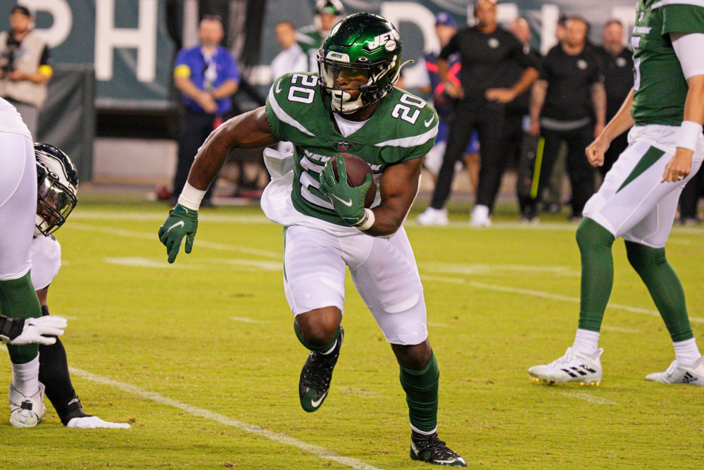 Jets' running back Breece Hall