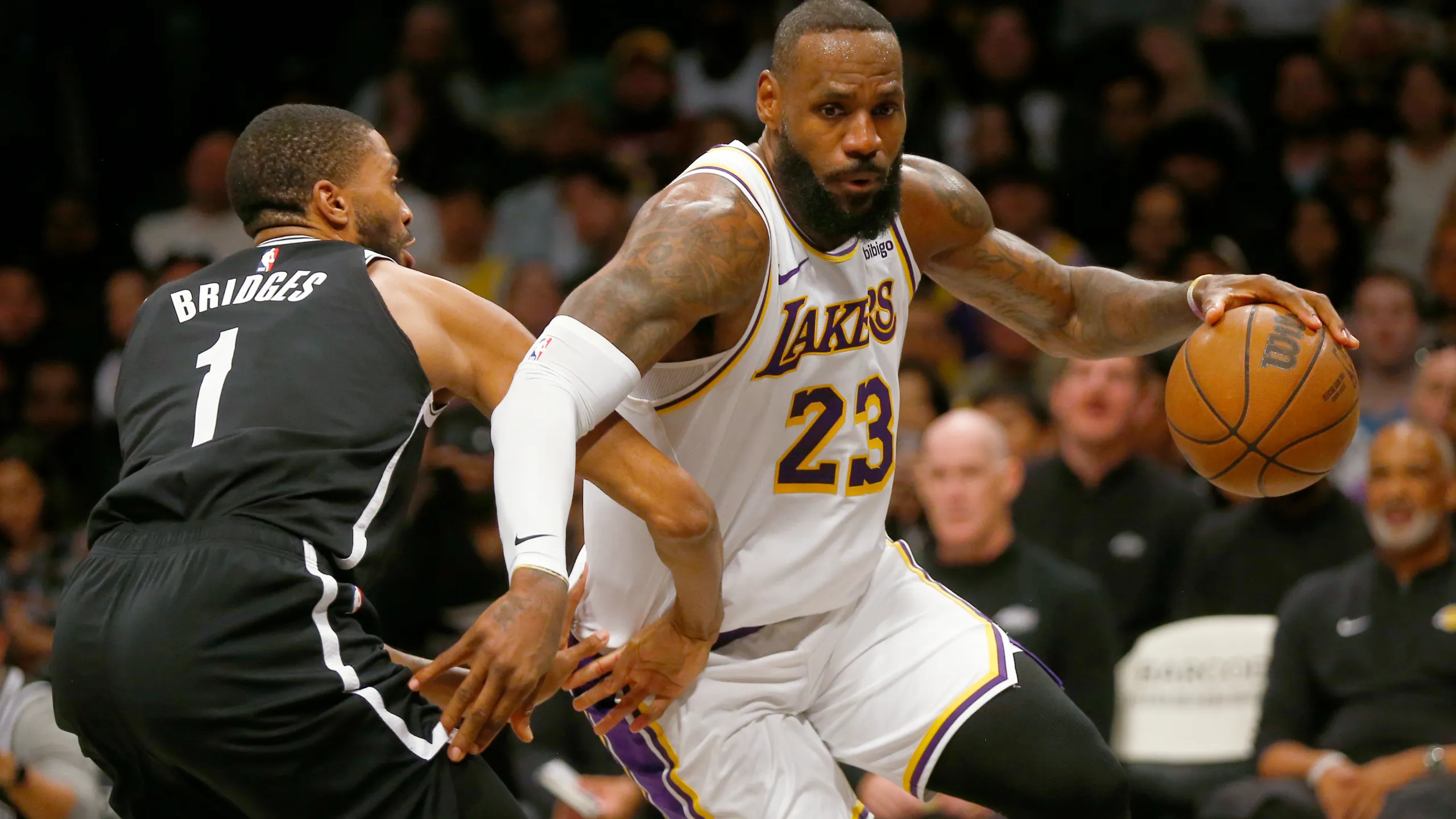 Lebron drops 40 in Brooklyn and hints at retirement
