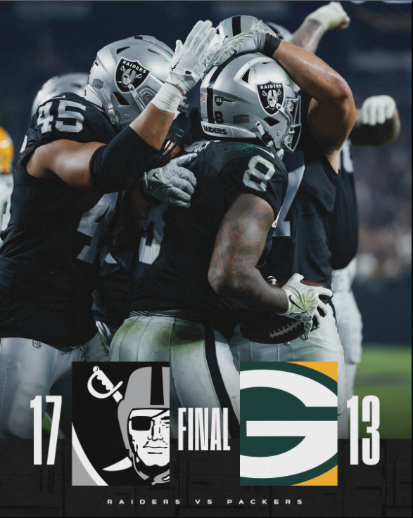 Raiders vs. Packers - Week 5