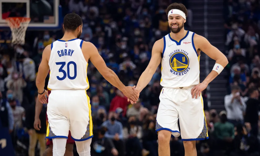 Curry and Thompson combine for 58 points, ten assists and nine rebounds