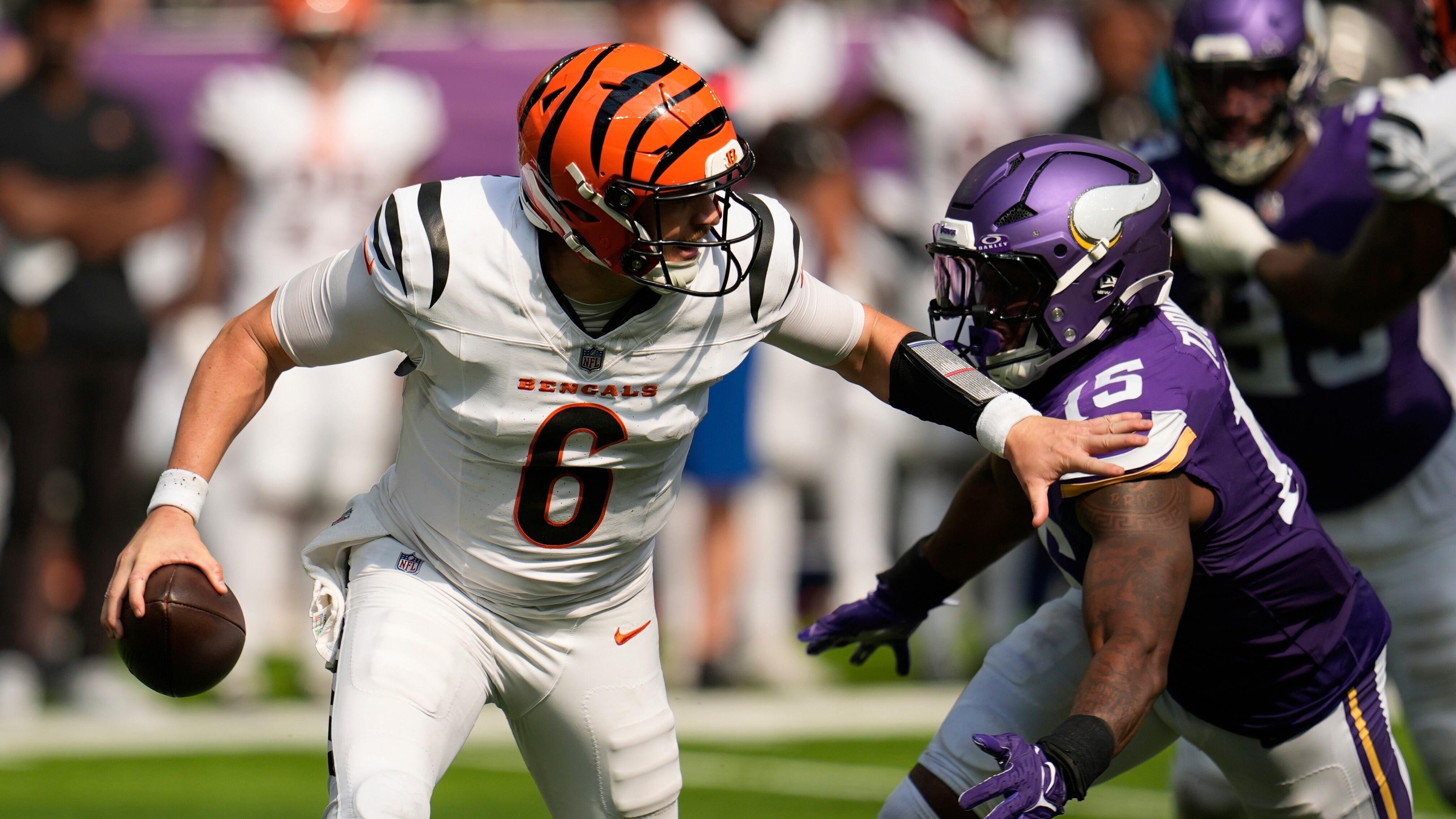 Cincinnati Bengals quarterback Jake Browning